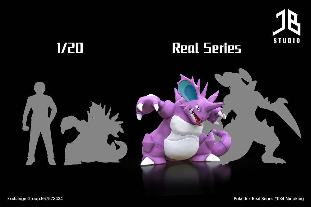 JB Studio - Nidoking - Pokemon Scale World
