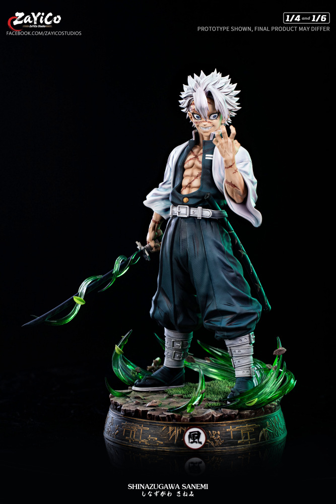 [Preorder] ZaYiCo Studio - Shinazugawa Sanemi - Kimetsu No Yaiba Resin Statue