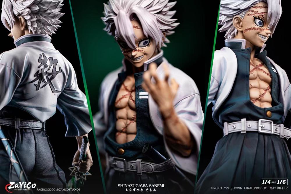 [Preorder] ZaYiCo Studio - Shinazugawa Sanemi - Kimetsu No Yaiba Resin Statue