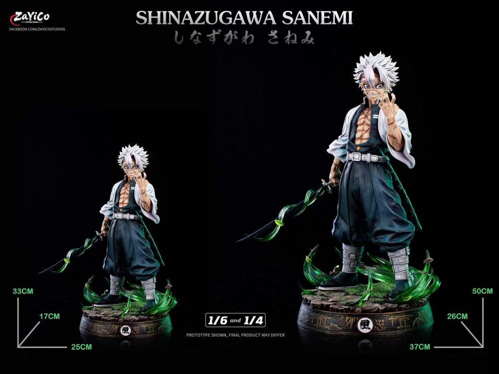 [Preorder] ZaYiCo Studio - Shinazugawa Sanemi - Kimetsu No Yaiba Resin Statue