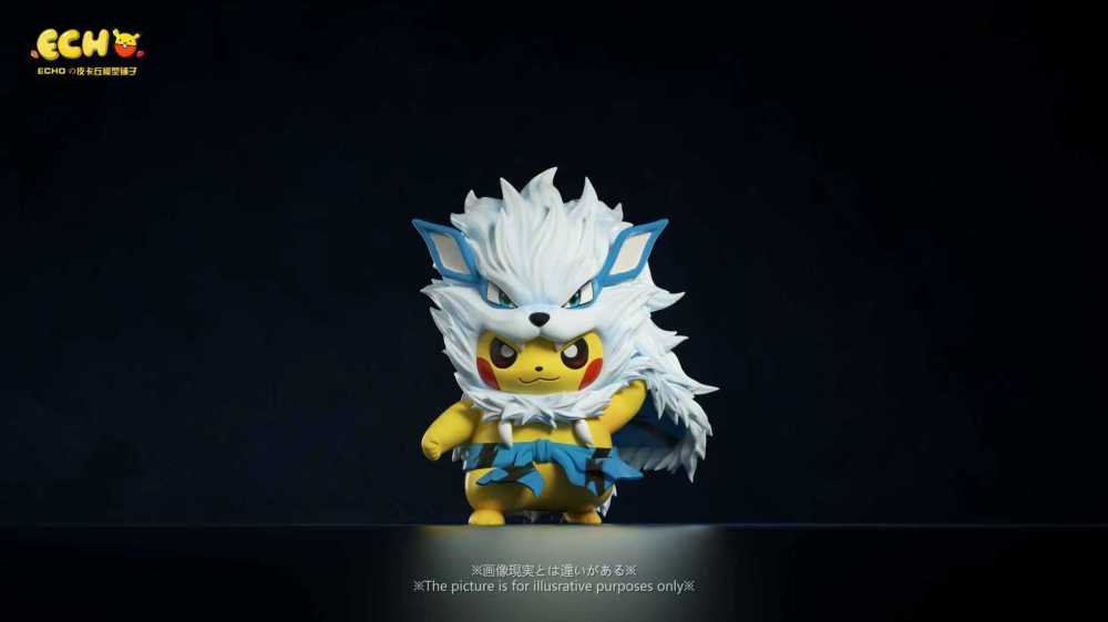 Echo Studio - Pikachu Cosplay Arcanine - Pokemon Resin Statue