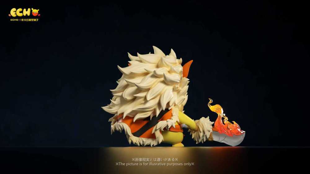 Echo Studio - Pikachu Cosplay Arcanine - Pokemon Resin Statue