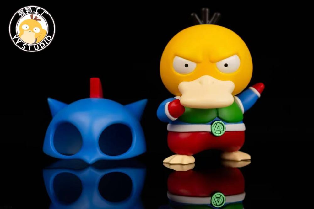 YY Studio - Pikachu x Psyduck Cosplay Action Mask - Pokemon Resin Statue