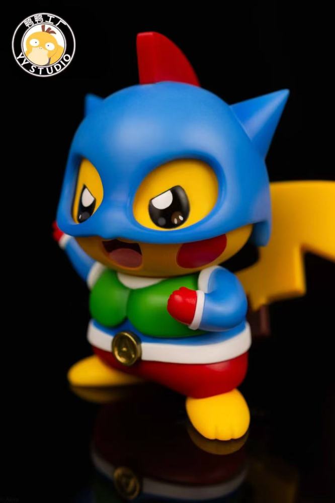 YY Studio - Pikachu x Psyduck Cosplay Action Mask - Pokemon Resin Statue
