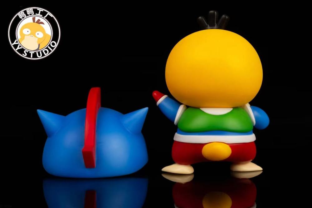YY Studio - Pikachu x Psyduck Cosplay Action Mask - Pokemon Resin Statue