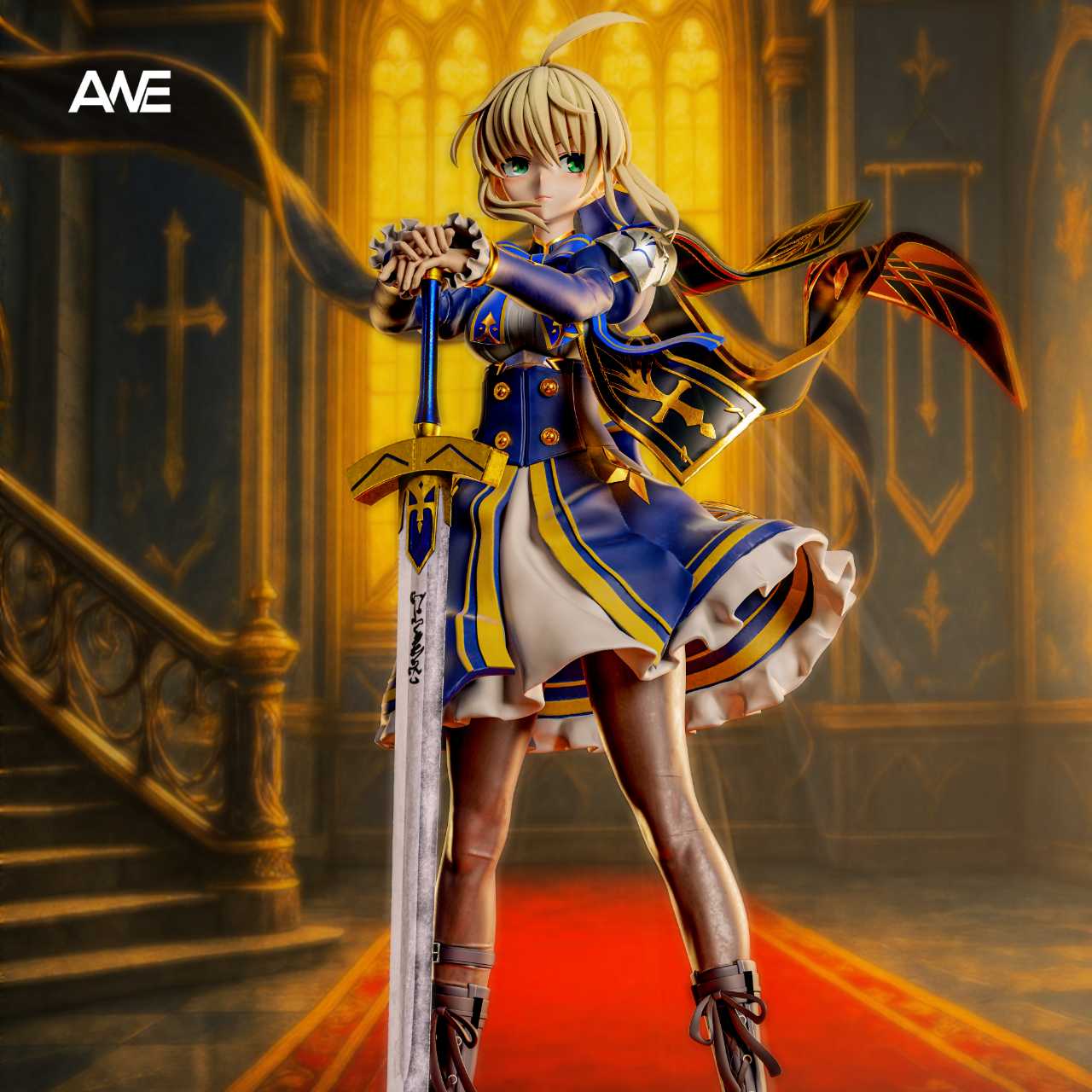 Ane Studio - Saber - Fate Stay Night Resin Statue