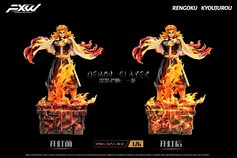 FXW Studio - Rengoku Kyoujurou - Kimetsu No Yaiba Resin Statue