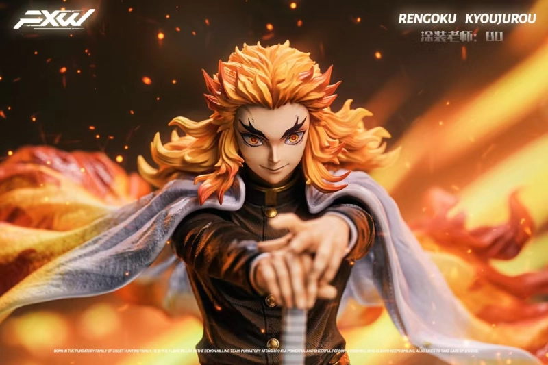 FXW Studio - Rengoku Kyoujurou - Kimetsu No Yaiba Resin Statue