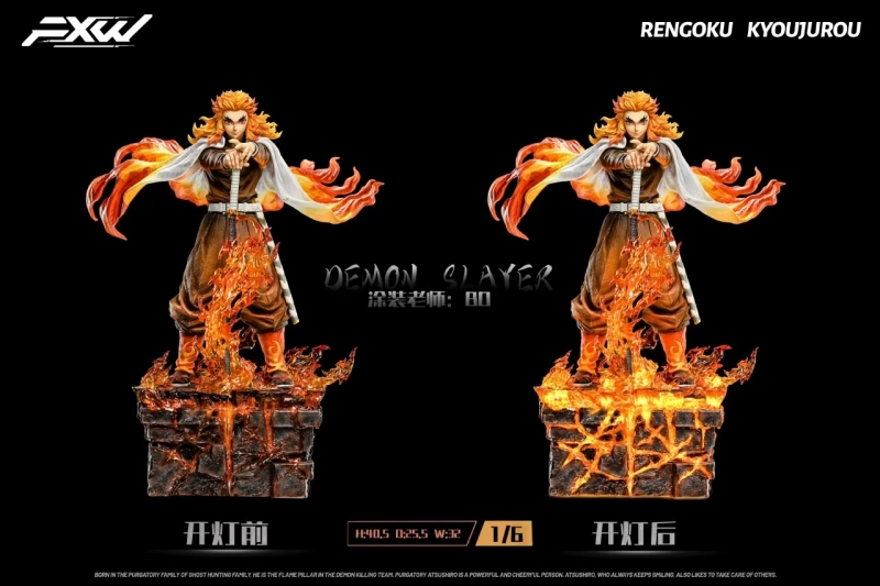 FXW Studio - Rengoku Kyoujurou - Kimetsu No Yaiba Resin Statue