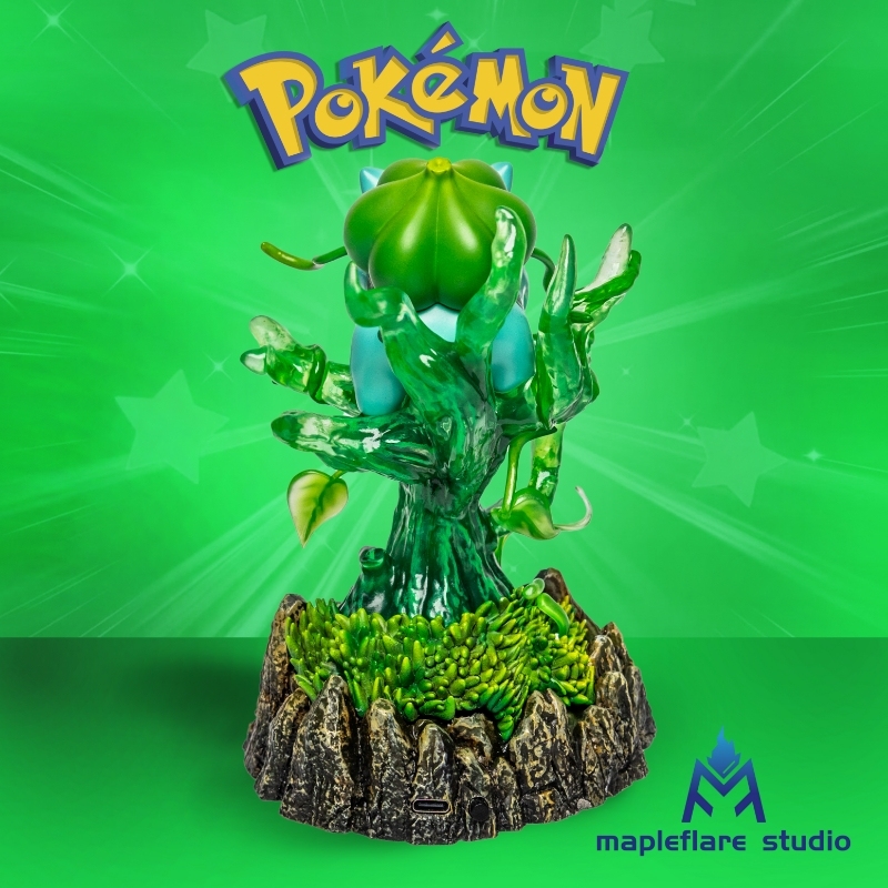 Mapleflare Studio - Bulbasaur Lamp - Pokemon Resin Statue