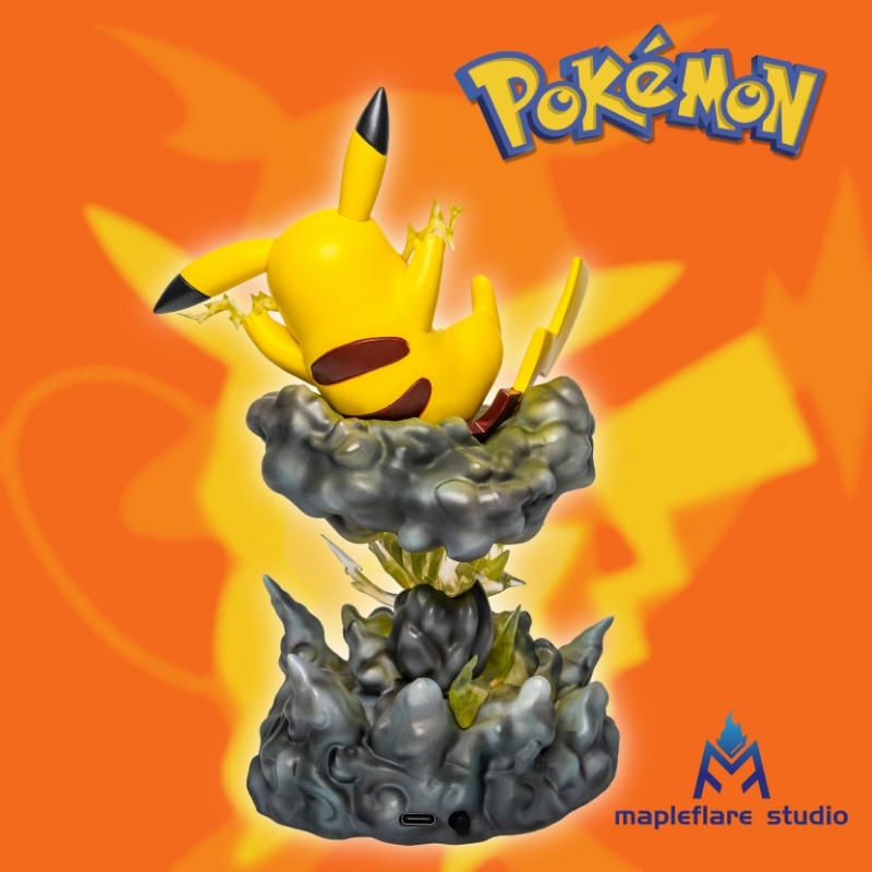 Mapleflare Studio - Pikachu Lamp- Pokemon Resin Statue