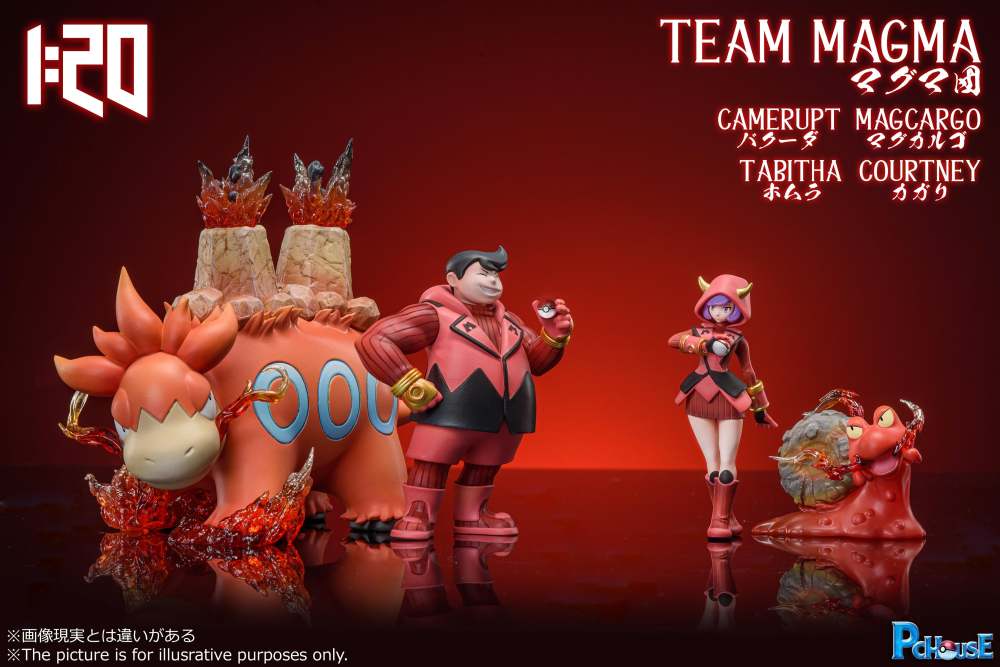 Pc House x DM Studio - Team Magmar - Pokemon Scale World