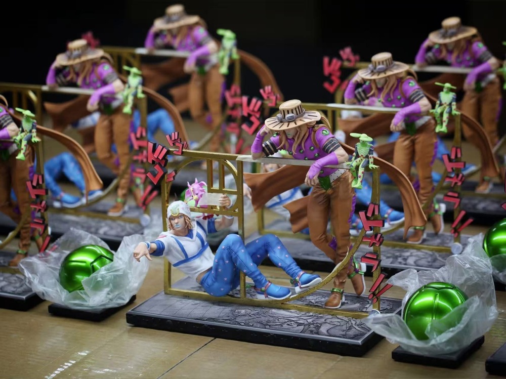 [In Stock] Chikara Studio - Gyro Zeppeli x Johnny Joestar - Jojos Bizarre Resin statue