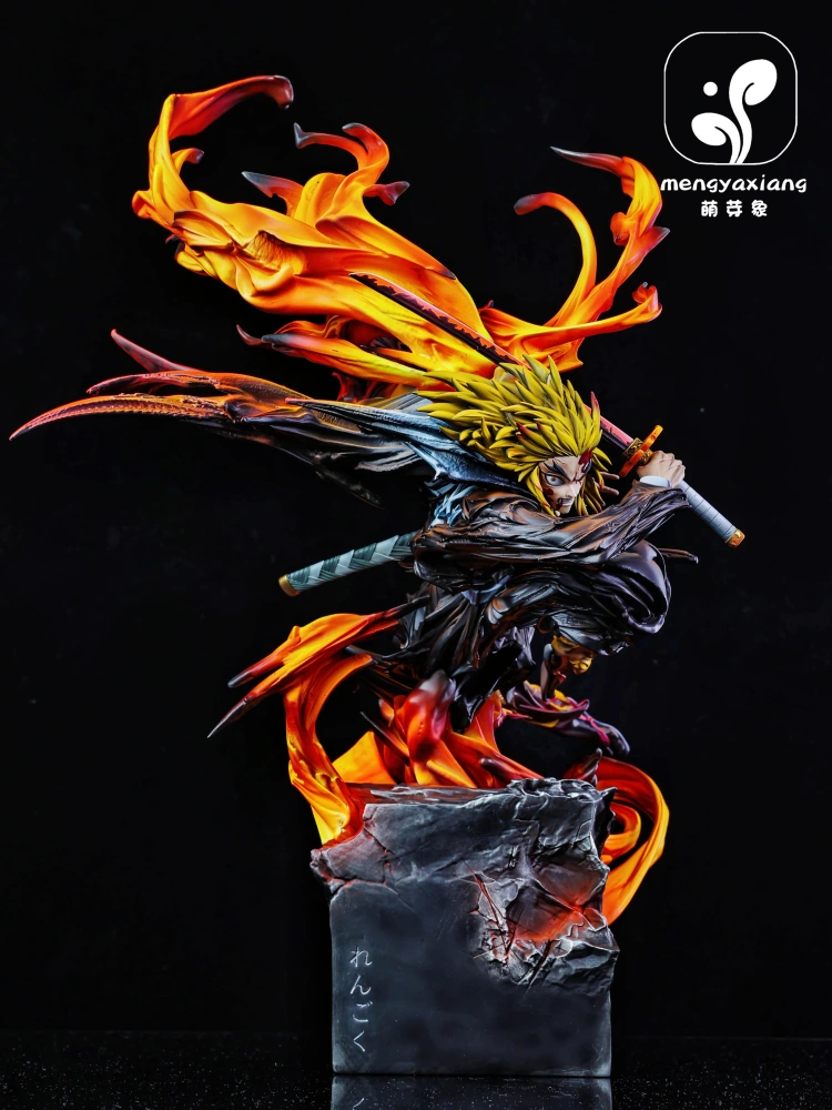 MengYaXiang Studio - Rengoku Kyujuro - Kimetsu No Yaiba Resin Statue