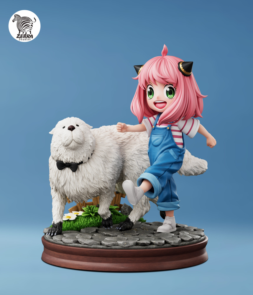 [Preorder] Zebra Studio - Anya x Bond Looking Left - Spy x Family Resin Statue