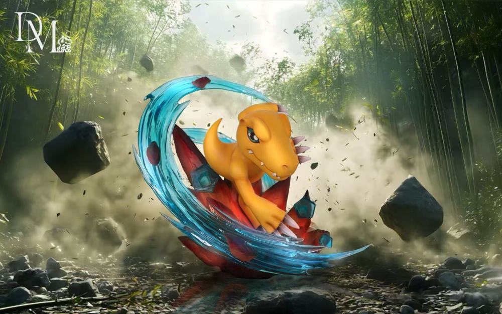 DM Studio - Agumon - Digimon Resin Statue