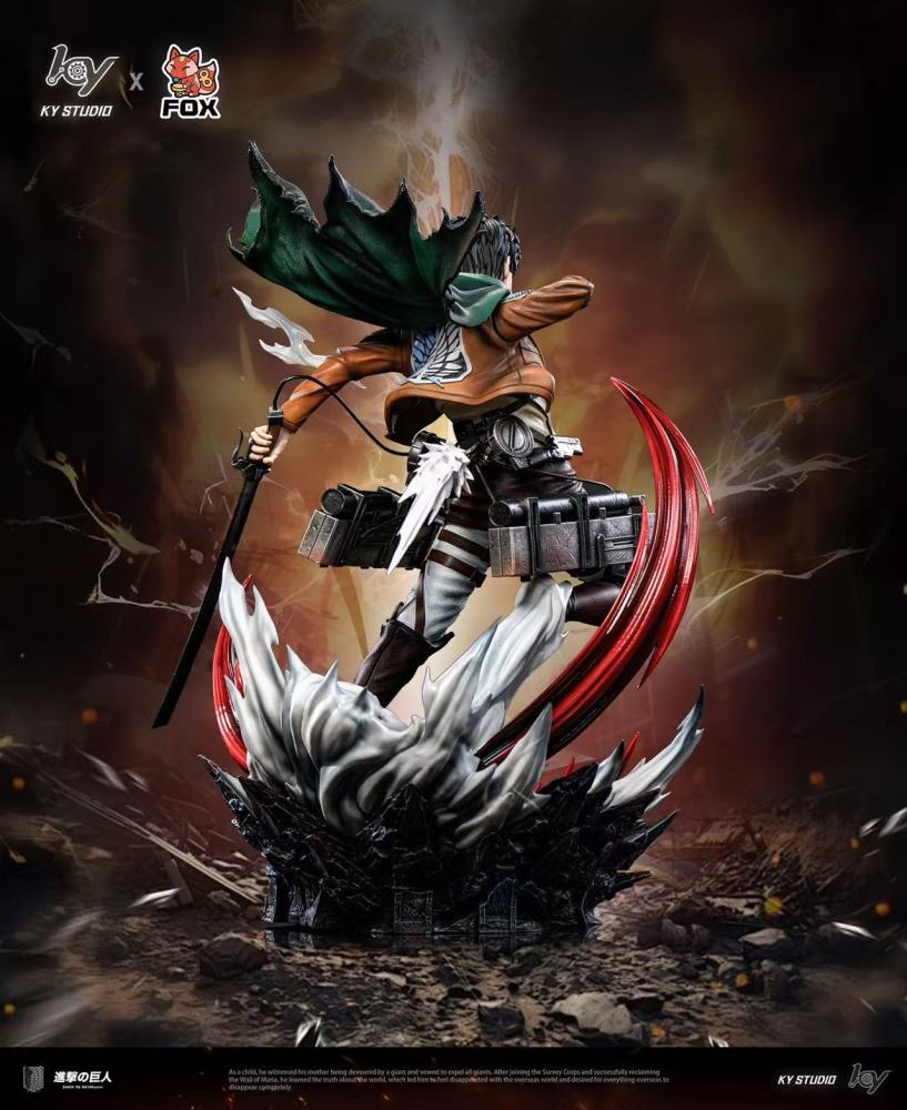 [Preorder] Ky x Fox Studio - Eren Jaeger - Attack On Titan Resin Statue