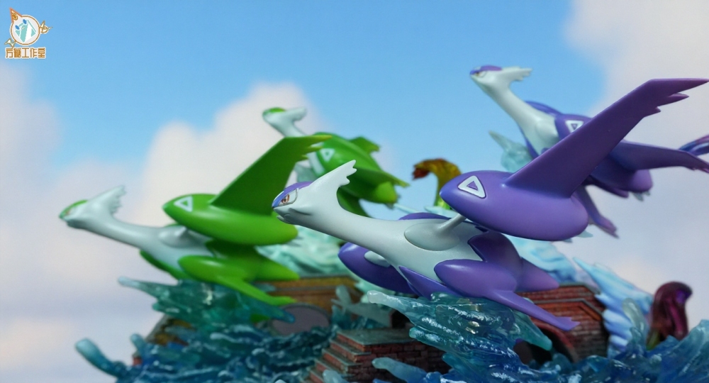 Sugar Cube Studio - Mega Latios x Mega Latias - Pokemon Resin Statue