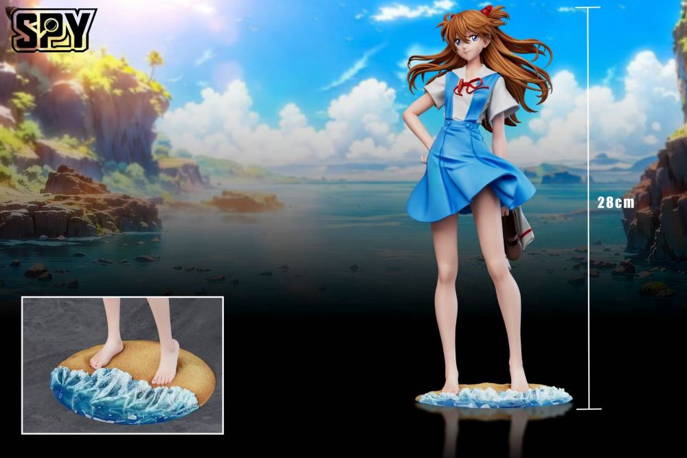 Spy Studio - School Uniform Asuka - Neo Genesis Evangelion Resin Statue