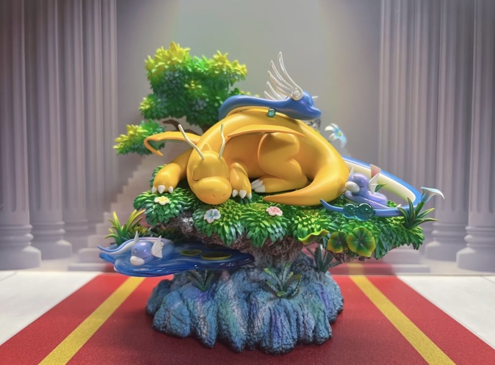 DM Studio - Dragonite Evolution - Pokemon Resin Statue