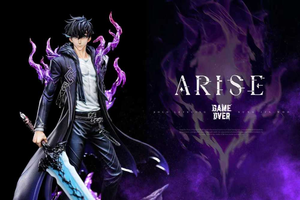 Game Over Studio - Sung Jin Woo - Solo Leveling Resin Statue