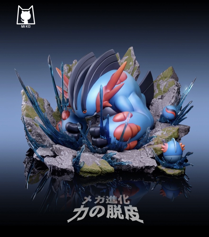 Miko Studio - Mega Swampert - Pokemon Resin Statue