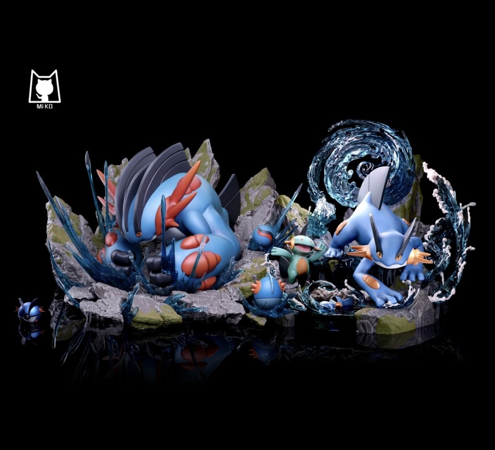Miko Studio - Mega Swampert - Pokemon Resin Statue