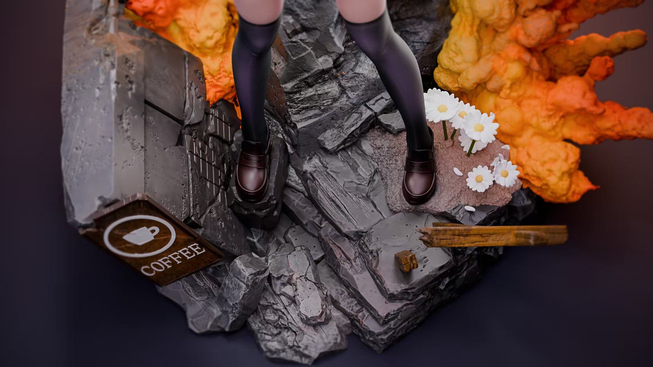 Mountain Rain Cloud Studio - Reze - Chainsaw Man Resin Statue