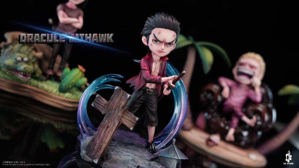 [Preorder] DX Studio - Childhood Doflamingo x Mihawk x Sir Crocodile - One Piece Resin Statue