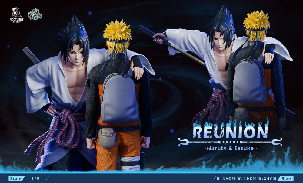 [Preorder] Nocturne x Ice Studio - Reunion Naruto x Sasuke - Naruto Resin Statue