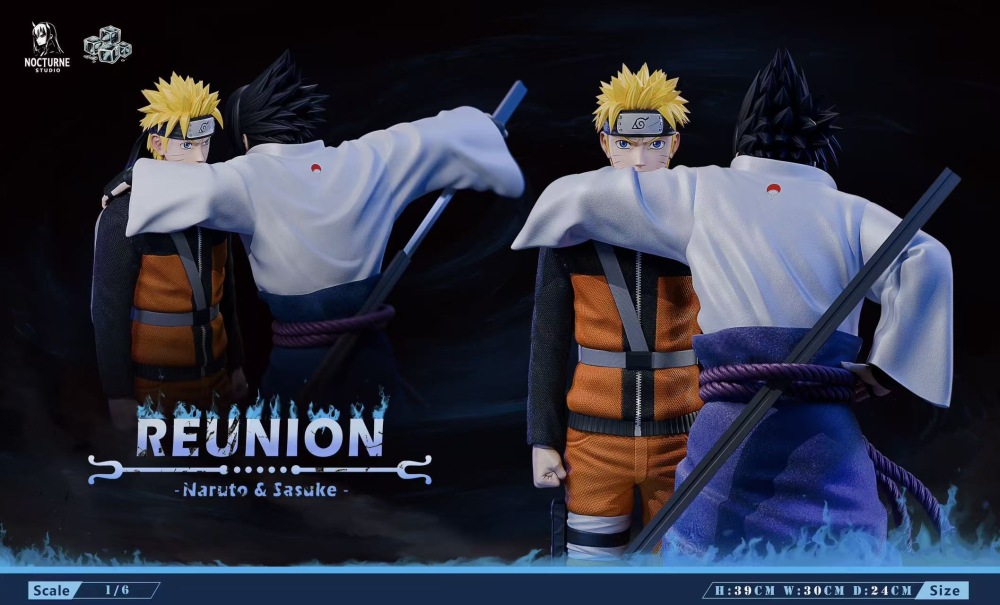 [Preorder] Nocturne x Ice Studio - Reunion Naruto x Sasuke - Naruto Resin Statue