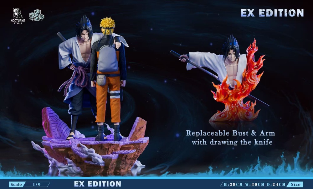 [Preorder] Nocturne x Ice Studio - Reunion Naruto x Sasuke - Naruto Resin Statue