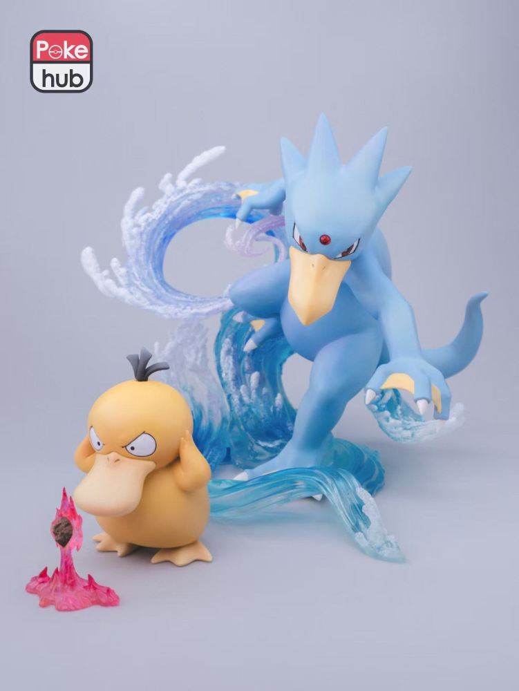 PokeHub Studio - Psyduck x Golduck - Pokemon Scale World