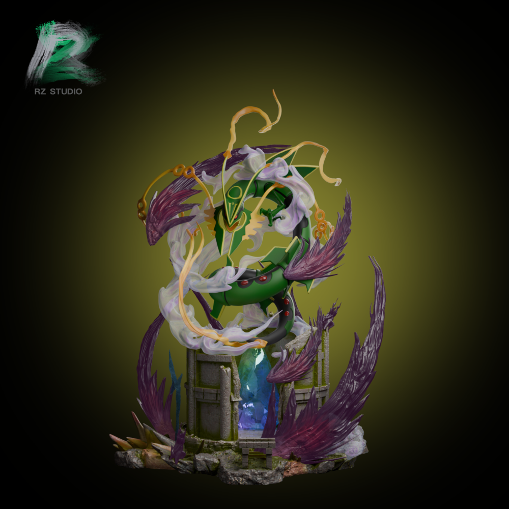 RZ Studio - Mega Rayquaza - Pokemon Resin Statue