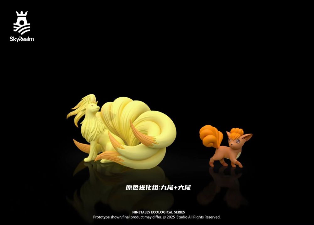 Sky Realm Studio - Vulpix x Ninetales - Pokemon Resin Statue