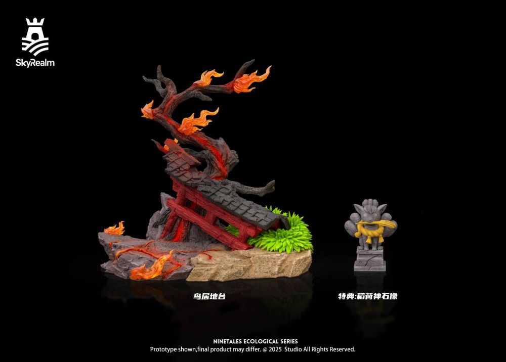 Sky Realm Studio - Vulpix x Ninetales - Pokemon Resin Statue