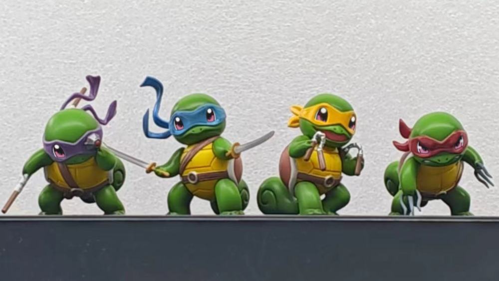 100000V Studio - Squirtle Ninja - Pokemon Resin Statue