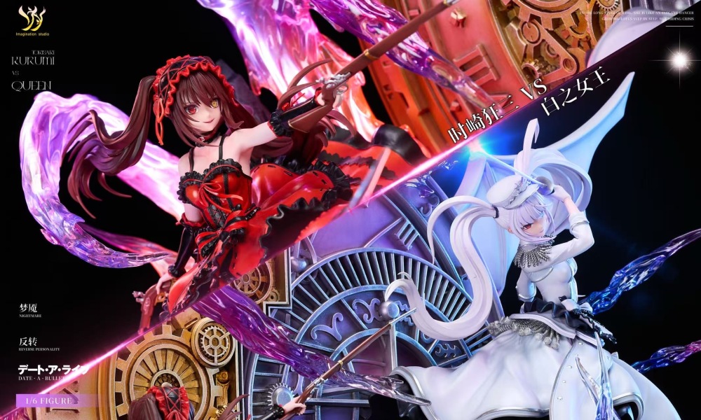 [Preorder] Imagination Studio - Kurumi Tokisaki VS White Queen - Date a Live Resin Statue