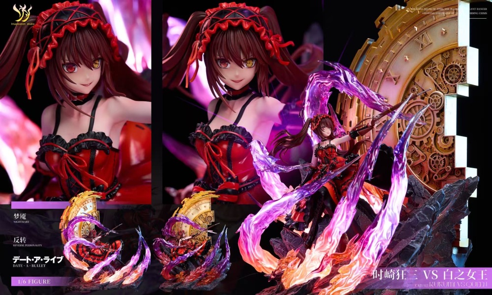 [Preorder] Imagination Studio - Kurumi Tokisaki VS White Queen - Date a Live Resin Statue