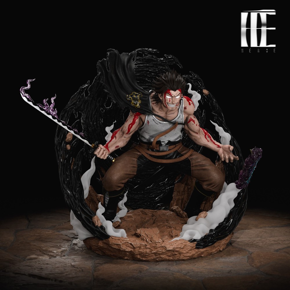 Heroe Collectibles Studio - Yami Sukehiro - Black Clover Resin Statue