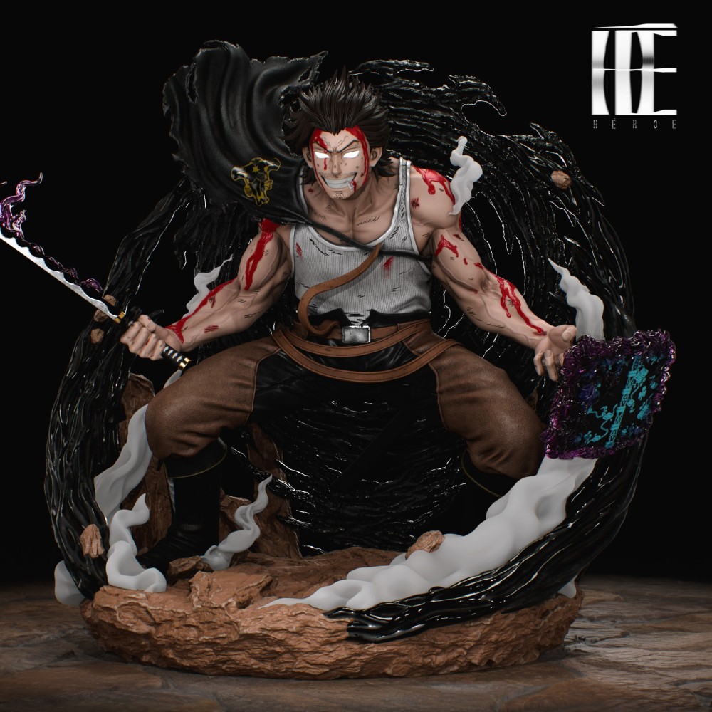 Heroe Collectibles Studio - Yami Sukehiro - Black Clover Resin Statue