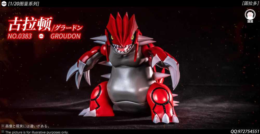 WW Studio - Groudon - Pokemon Scale World