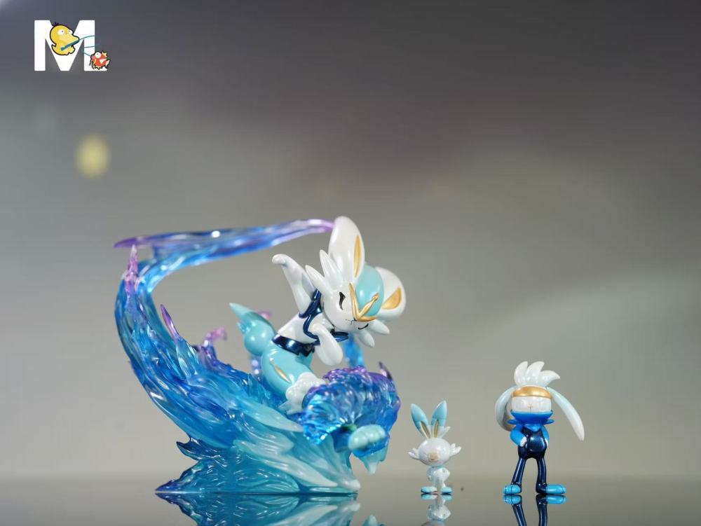 MoYu Studio - Cinderace Evolution - Pokemon Resin Statue