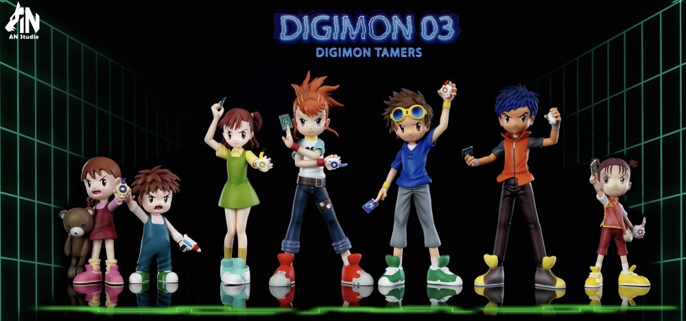 [Preorder] An Studio - The Seven Main Characters - Digimon Resin Statue