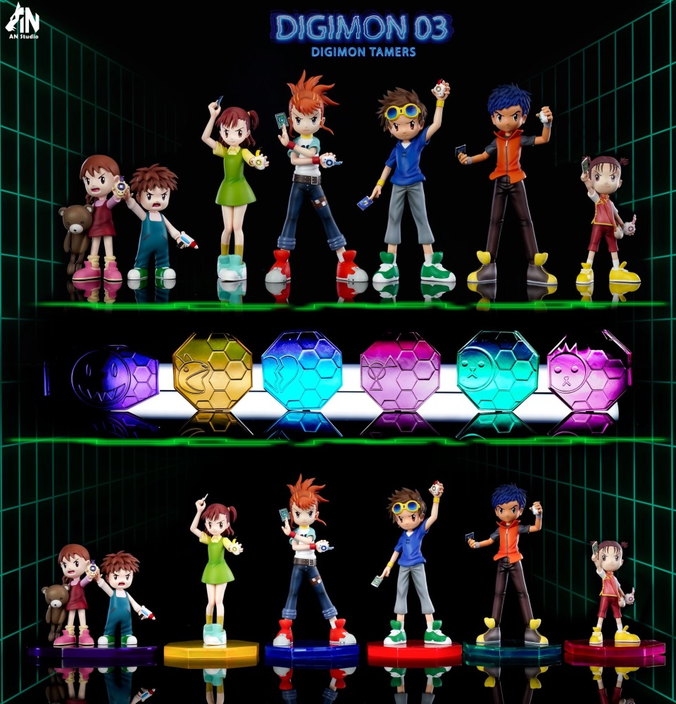 [Preorder] An Studio - The Seven Main Characters - Digimon Resin Statue