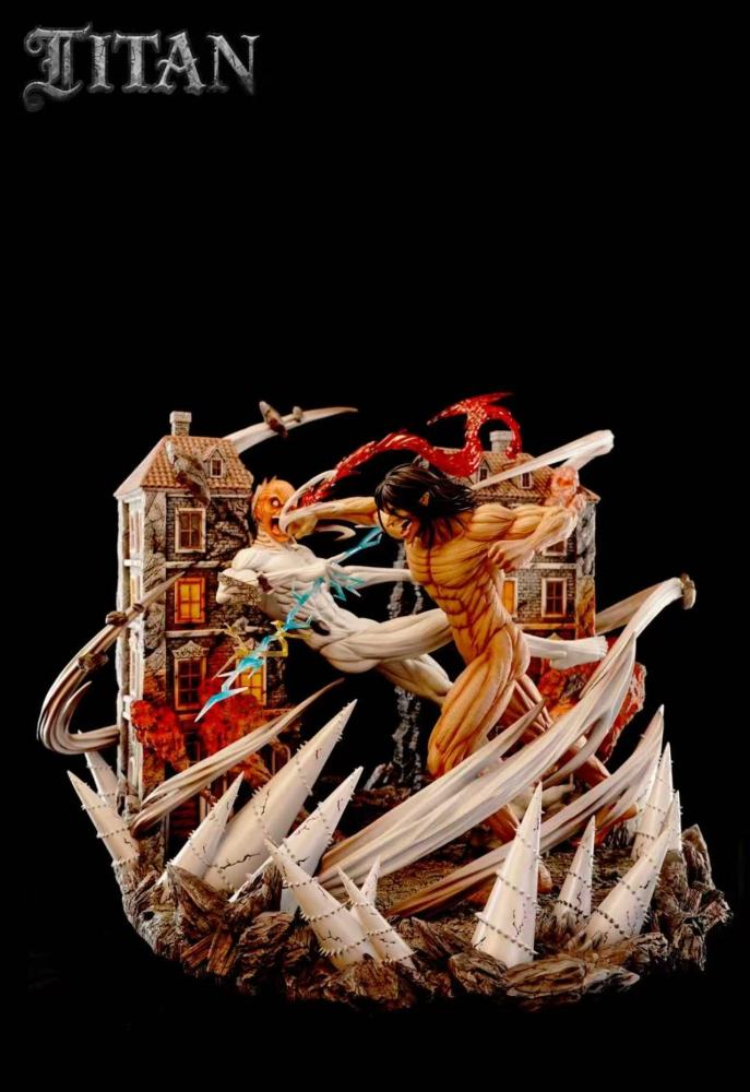 [Preorder] Titan Studio - Hammer Titan x Attack Titan - Attack On Titan Resin Statue