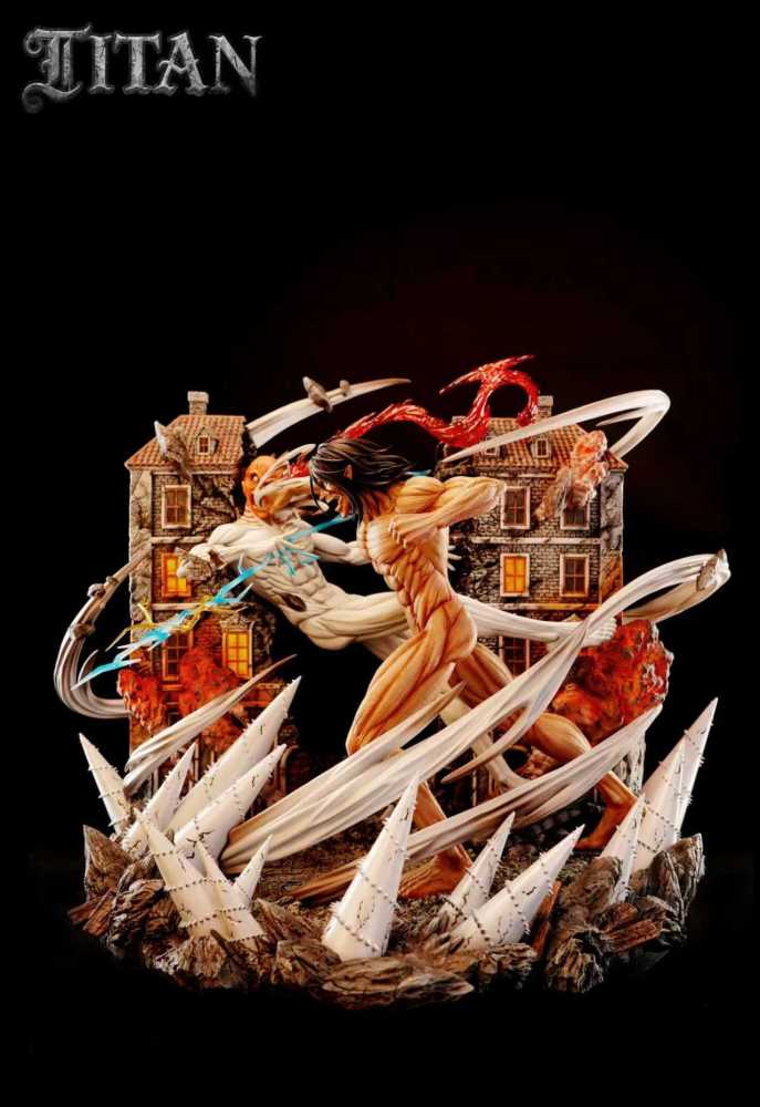 [Preorder] Titan Studio - Hammer Titan x Attack Titan - Attack On Titan Resin Statue