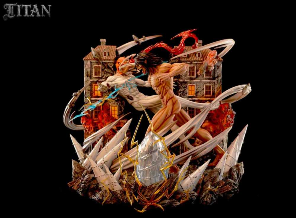 [Preorder] Titan Studio - Hammer Titan x Attack Titan - Attack On Titan Resin Statue