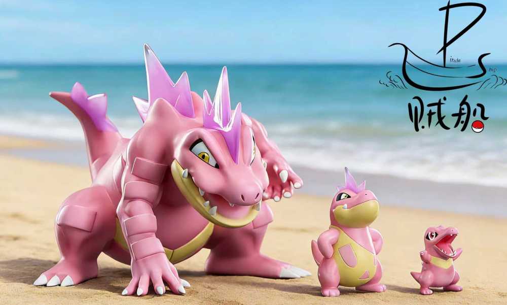 Pirate Ship Studio - Feraligatr Evolution - Pokemon Scale World