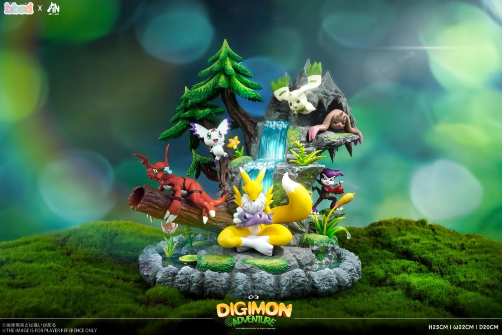 An Studio - Digimon Desktop Ecology 03 - Digimon Resin Statue